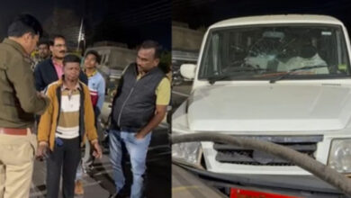 कटेकल्याण तहसीलदार की वाहन डिवाइडर से टकराई