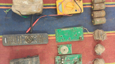 आसनर के जंगल क्षेत्र से नक्सली सामग्री बरामद