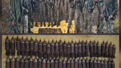 नारायणपुर के जंगल से 82 बीजीएल सेल बरामद