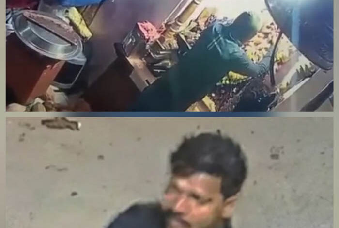 दंतेश्वरी मंदिर में दस मिनट में चोरी की वारदात को दिया अंजाम, चोर के चेहरे की हुई पहचान