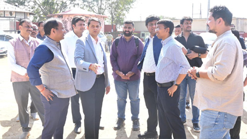 रायपुर साहित्य उत्सव-2026 की तैयारियों का कलेक्टर सिंह ने किया निरीक्षण