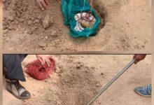 नक्सलियों द्वारा सड़क के बीचों-बीच लगाये गये 2 आईईडी बरामद