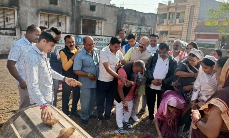 गुढिय़ारी में 2000 किलोलीटर क्षमता 25 मीटर स्टेजिंग उच्च स्तरीय जलागार निर्माण कार्य का शुभारंभ