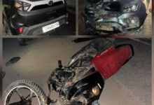 कार-बाइक की आमने-सामने की टक्कर में बाइक सवार की हुई मौत