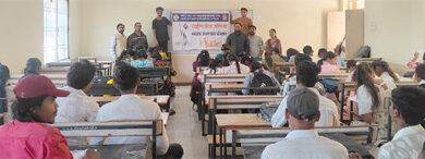 भाटापारा के शासकीय महाविद्यालय में मतदाता जागरूकता विशेष शिविर का आयोजन