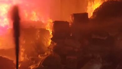 पत्थलगांव में किराने की दुकान में भीषण आग, लाखों का नुकसान