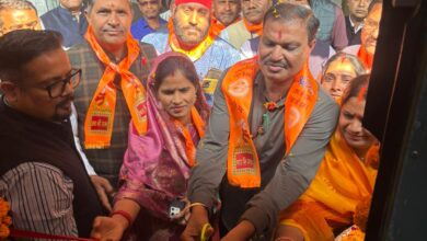 राजनांदगांव-दुर्ग रेलवे स्टेशन पर दिखा आस्था और उत्साह का अद्भुत संगम, 850 श्रद्धालु अयोध्या रवाना