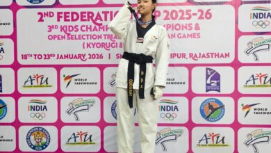 फेडरेशन कप ताइक्वांडो में छत्तीसगढ़ का शानदार प्रदर्शन फेडरेशन कप ताइक्वांडो में छत्तीसगढ़ का शानदार प्रदर्शन