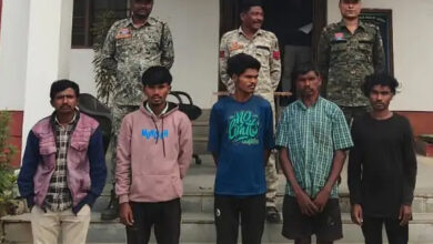 तेलंगाना के बूचड़खाना ले जा रहे 56 गौवंश के साथ 5 युवक गिरफ्तार