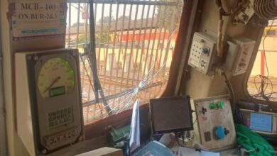 राजधानी एक्सप्रेस पर फिर पथराव लोको पायलट सुरक्षित, आरपीएफ ने शुरू की जांच