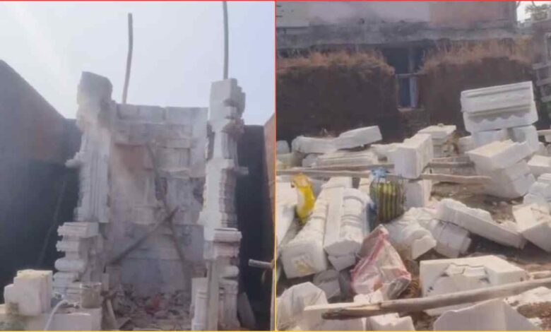 निर्माणाधीन मंदिर के पास जर्जर दीवार गिरी, पति-पत्नी घायल निर्माणाधीन मंदिर के पास जर्जर दीवार गिरी, पति-पत्नी घायल
