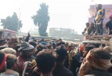 खाद संकट से नाराज़ किसान सड़क पर उतरे, पन्ना में NH-39 पर चक्काजाम