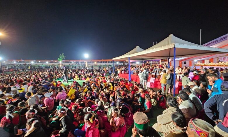 राष्ट्रीय रोवर-रेंजर जंबूरी 2026 में भव्य नाइट हाइक का आयोजन