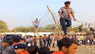 राष्ट्रीय जंबूरी में हरियाणा के रोवर-रेंजरों का शानदार प्रदर्शन