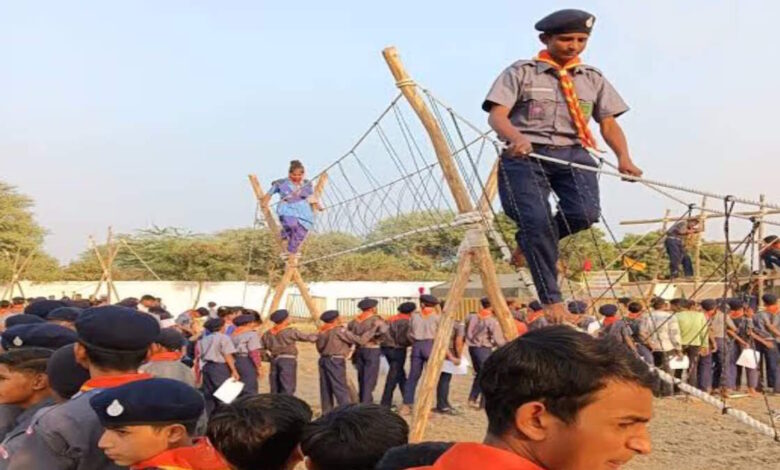 राष्ट्रीय जंबूरी में हरियाणा के रोवर-रेंजरों का शानदार प्रदर्शन