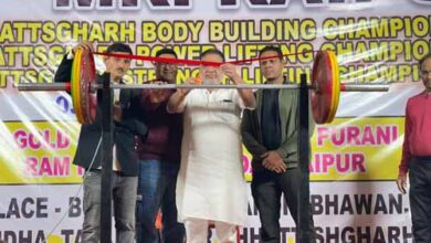 विधायक सोनी ने किया बॉडी पावर स्ट्रेंथ लिफ्टिंग का उदघाटन विधायक सोनी ने किया बॉडी पावर स्ट्रेंथ लिफ्टिंग का उदघाटन