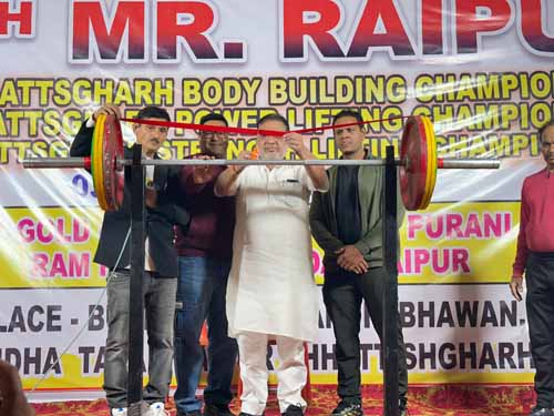 विधायक सोनी ने किया बॉडी पावर स्ट्रेंथ लिफ्टिंग का उदघाटन विधायक सोनी ने किया बॉडी पावर स्ट्रेंथ लिफ्टिंग का उदघाटन