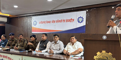 मालवीय रोड को ”नो वेंडर जोन” घोषित करने की उठी मांग, चेंबर भवन में हुई बैठक