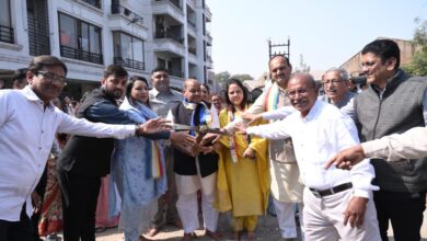 शीतल विहार कॉलोनी में गन्दे पानी के निकास के लिए बनेगा सीसी रोड व नाली, कार्य हुआ भूमिपूजन