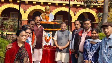 विधायक सोनी ने महात्मा गाँधी को 78 वें निर्वाण दिवस पर किया नमन