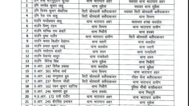 76 पुलिस कर्मी हुए इधर से उधर
