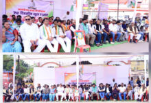 कांग्रेस ने मनरेगा बचाओ संग्राम के तहत एक दिवसीय भूख हड़ताल कर किया प्रदर्शन