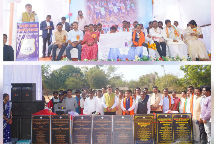 भाजपा प्रदेश अध्यक्ष देव ने 1 करोड़ 81 लाख के विकास कार्यों का किया लोकार्पण-भूमिपूजन