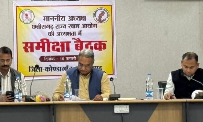 सार्वजनिक वितरण प्रणाली, पूरक पोषण आहार योजना व मध्यान्ह भोजन योजना की शर्मा ने की विस्तृत समीक्षा