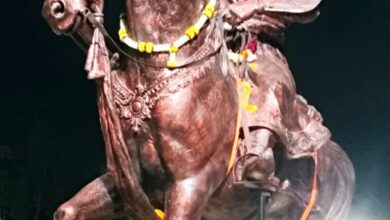 टाटीबंध से तात्यापारा तक भगवामय मार्ग पर जय शिवाजी, जय भवानी की गूंज