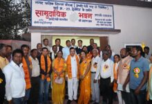 उद्योग मंत्री देवांगन ने मथुरा माली मरार पटेल समाज को दी 10 लाख के सामुदायिक भवन की सौगात