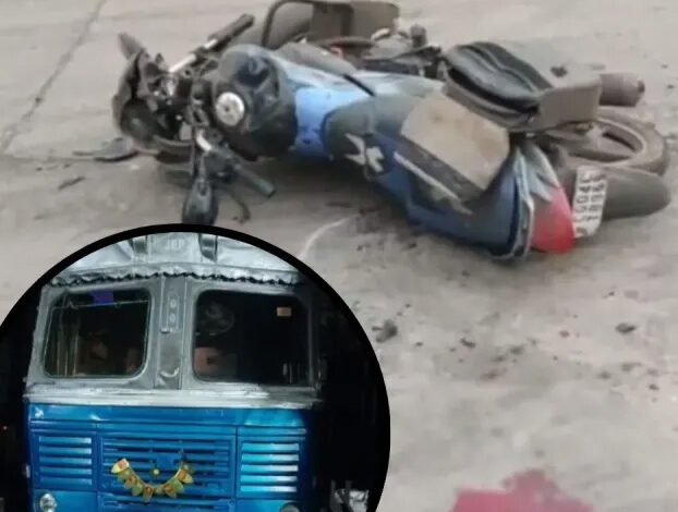 ट्रक की चपेट में आने से बाइक सवार फैक्ट्री कर्मी की मौत ट्रक की चपेट में आने से बाइक सवार फैक्ट्री कर्मी की मौत