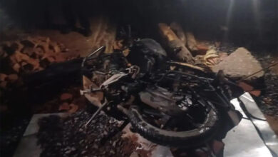 स्कूटी में हुए स्पार्क से शिक्षक के घर में लगी आग