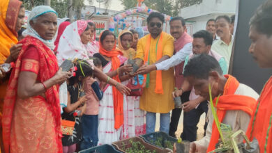 मुख्यमंत्री साय के जन्मदिवस पर पादप बोर्ड द्वारा 2100 औषधीय पौधों का वितरण