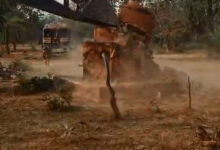 सुरक्षा बलों ने नक्सली स्मारक किया ध्वस्त