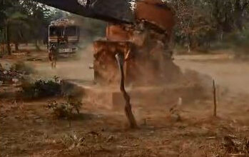 सुरक्षा बलों ने नक्सली स्मारक किया ध्वस्त