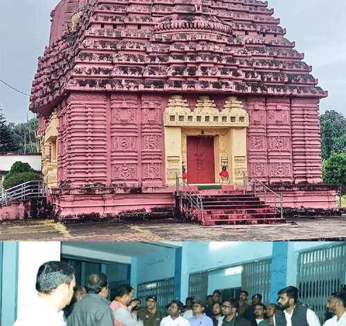 महाशिवरात्रि पर श्री श्री जगन्नाथ मंदिर चिरमिरी में 24 प्रहर अखण्ड हरि संकीर्तन