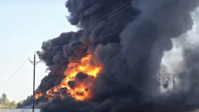 केमिकल फैक्ट्री में लगी भीषण आग