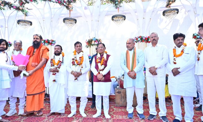 मुख्यमंत्री ने विशाल सतनाम सद्भाव पदयात्रा का किया शुभारंभ