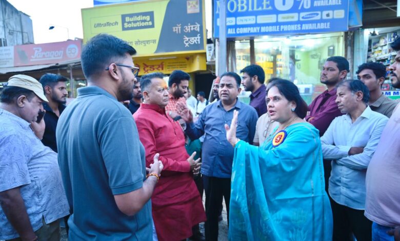 भाठागांव रोड में बार – बार होने वाले पाईप लाईन लीकेज पर महापौर मीनल ने जताई नाराजगी