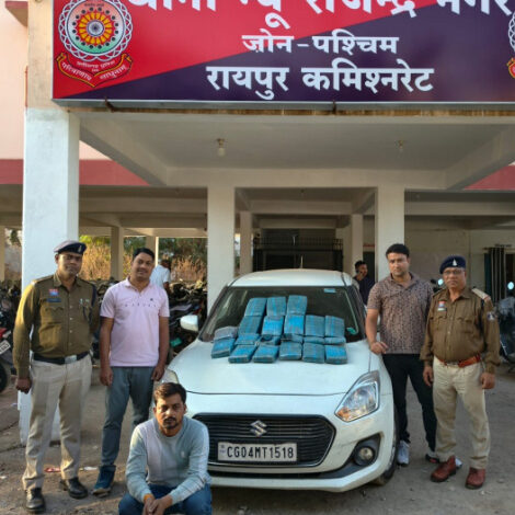 20 किलो गांजे के साथ प्रयागराज जा रहा तस्कर गिरफ्तार, दो फरार