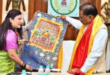 सिक्किम से अध्ययन भ्रमण पर आए पत्रकारों ने मुख्यमंत्री से की मुलाकात