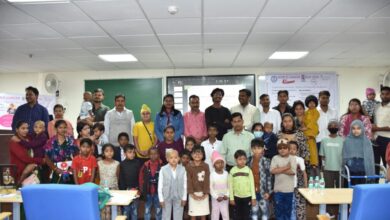 कैंसर दिवस पर एम्स में बाल कैंसर से उबर चुके बच्चों का सम्मान