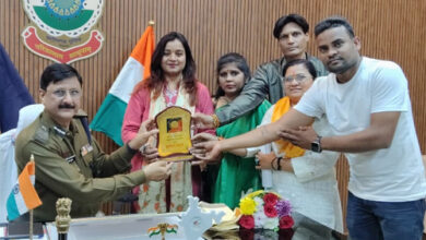 मानवाधिकार न्याय सुरक्षा संगठन की टीम ने पुलिस कमिश्नर से की मुलाकात