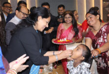 नव वर्ष मिलन समारोह में स्वर्ण प्राशन कार्यक्रम के साथ कैनॉपी का हुआ अनावरण