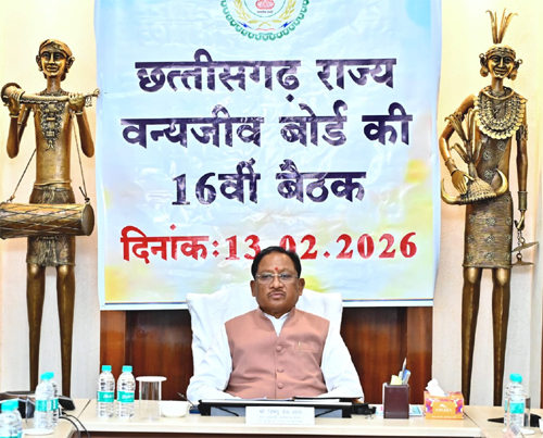 वन्यजीवों के प्राकृतिक आवास की सुरक्षा और सह-अस्तित्व के सिद्धांतों के अनुरूप हो सभी गतिविधियों का संचालन : साय