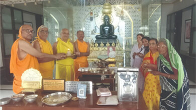 देवाधीदेव 1008 श्री पद्मप्रभु भगवान का मोक्ष दिवस मनाया गया