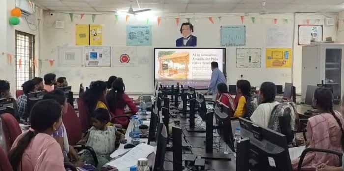 सुकमा पोटाकेबिन स्कूलों के शिक्षकों के लिए एआई पर विशेष कार्यशाला का आयोजित