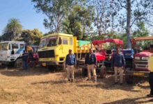 बस्तर में अवैध खनिज उत्खनन और परिवहन पर खनिज विभाग ने चलाया सख्त अभियान