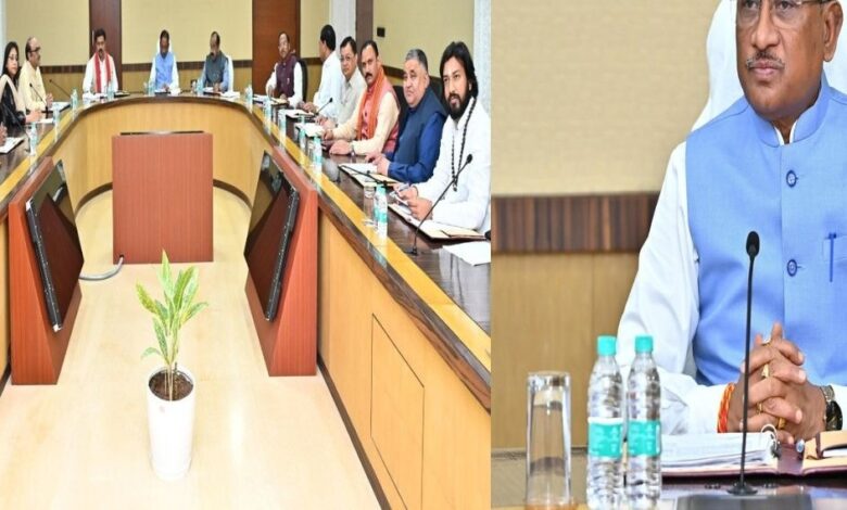 छत्तीसगढ़ CM साय की अध्यक्षता में कैबिनेट बैठक