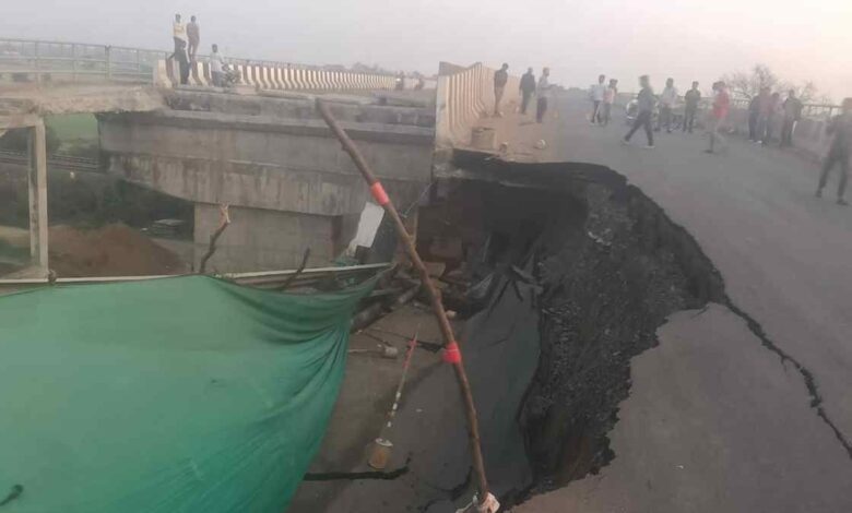 नेशनल हाईवे 45 पर ब्रिज हादसा गुणवत्ता पर उठे सवाल, कार्रवाई शुरू